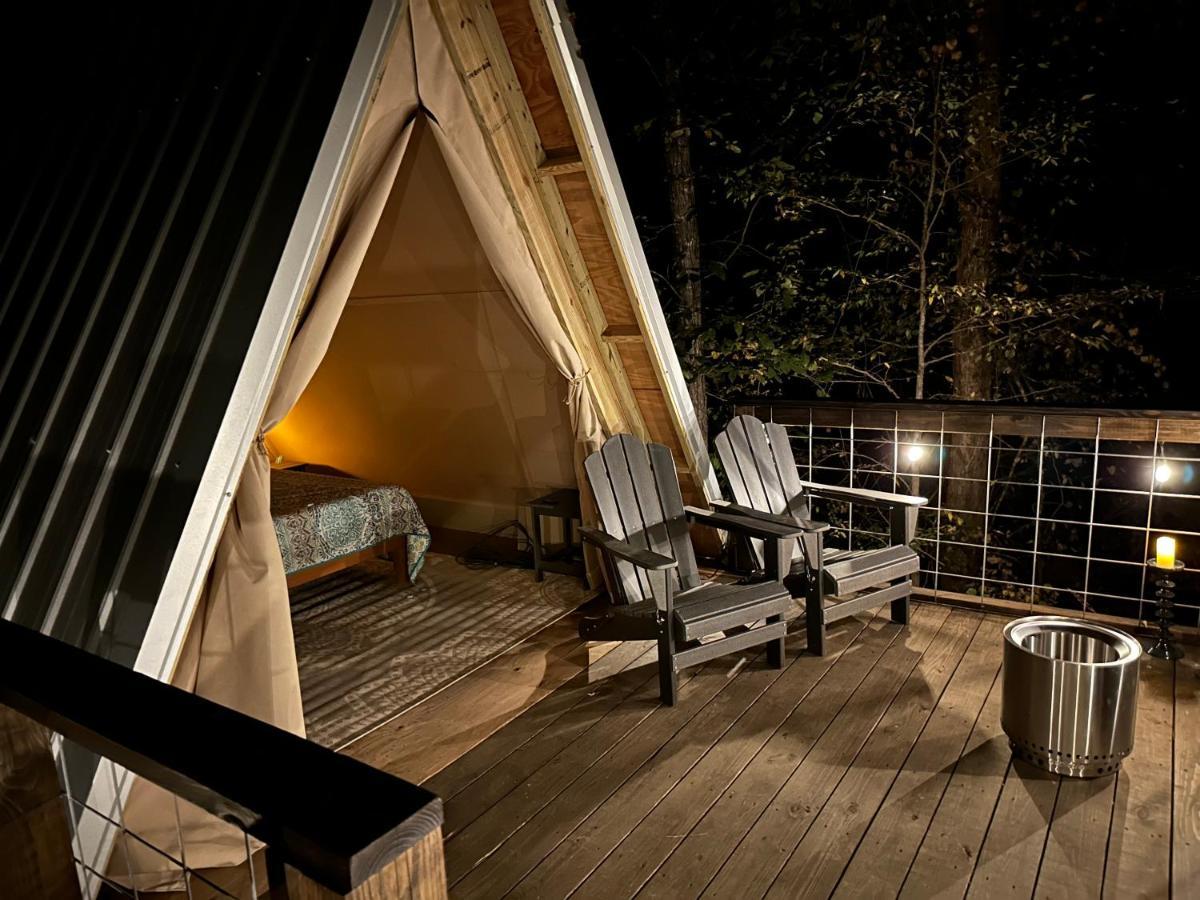 Bohamia - Cozy A-Frame Glamp On 268 Acre Forest Retreat Talladega Eksteriør billede