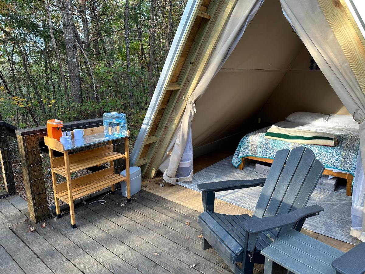 Bohamia - Cozy A-Frame Glamp On 268 Acre Forest Retreat Talladega Eksteriør billede